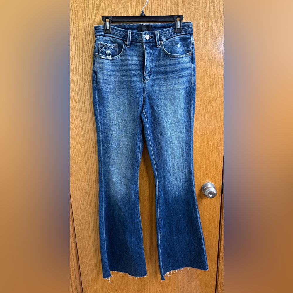 Buckle Blue Denim Flare Jeans
